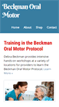 Mobile Screenshot of beckmanoralmotor.com